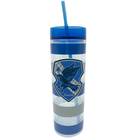 Harry Potter Ravenclaw Travel Tumblr with Straw