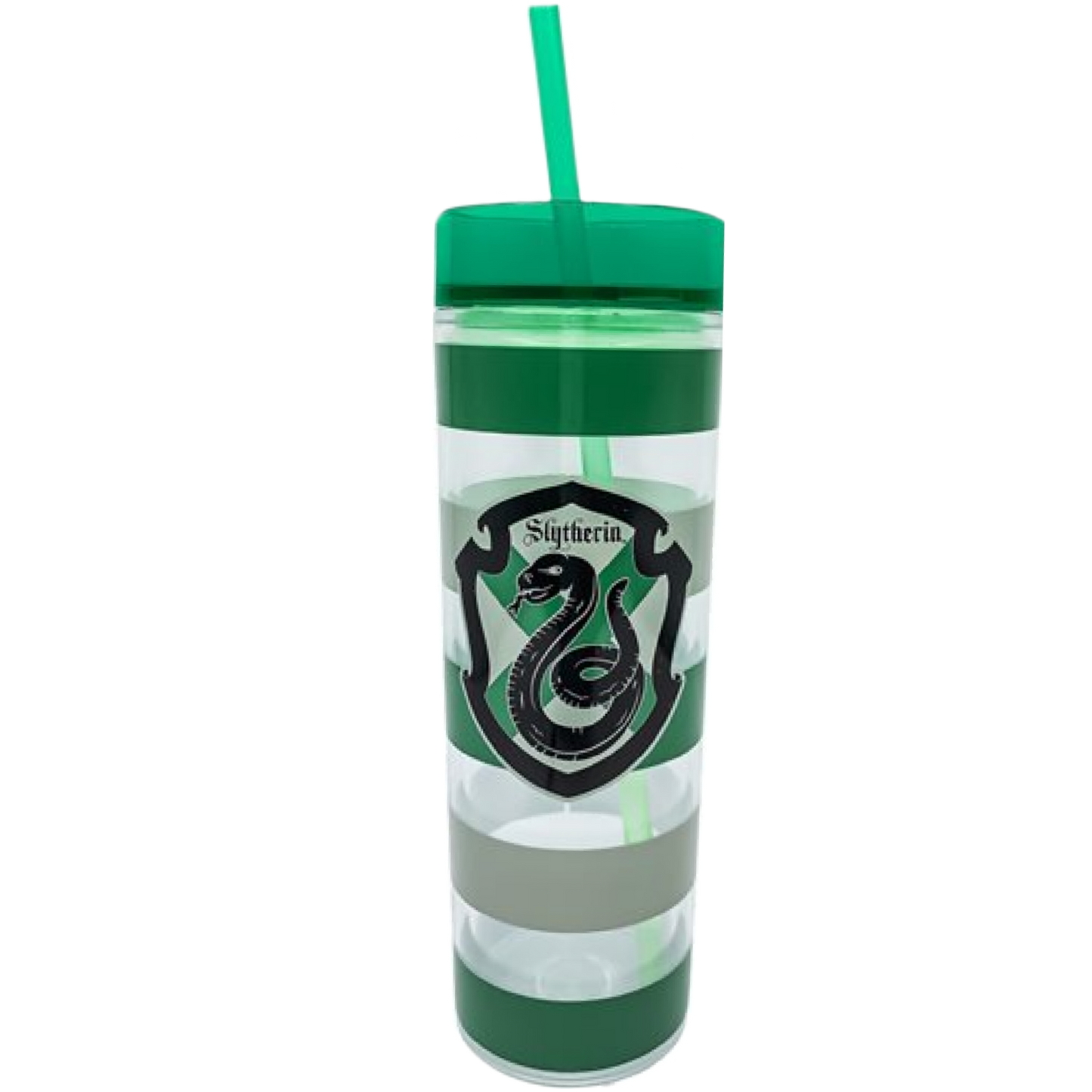 Harry Potter Slytherin Travel Tumblr with Straw
