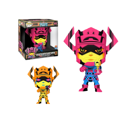 Funko Galactus with Silver Surfer Black Light Version Jumbo 10-Inch Pop! – Previews Exclusive